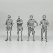 1/35 German Tank Crew Soldiers RESIN FIGURE MODEL KIT Unassembled Unpainted NEW