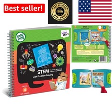 LeapStart 1st Grade STEM Activity Book: 30 Interactive Challenges, Ages 5-7