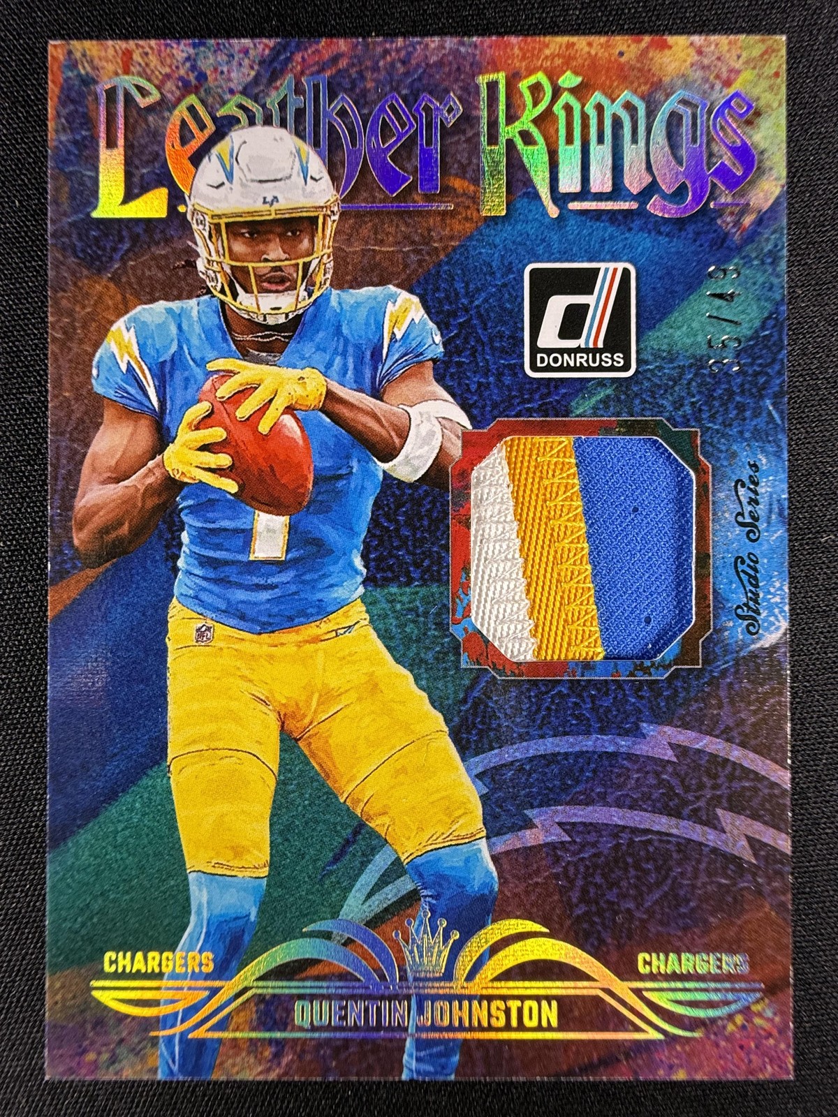 Quentin Johnston Panini Donruss Leather Kings Relics #LK8 Base
