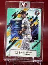 2025 Topps Pristine Michael King 228 Pristine Aqua Refractor Encased Padres /199