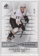 2013-14 SP Game Used Edition Authentic Rookies 29/67 Rickard Rakell #180 2a8