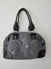 Borsa passante EDC by Esprit grigia in misto lana con borchie