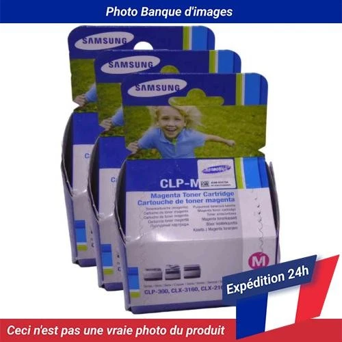 Samsung CLP-300 Toner CMY Pack of 3 - Photo 1/1