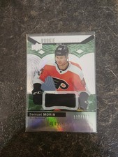 2017-18 Upper Deck Trilogy Rookie Premieres Jersey 377/399 Samuel Morin Card# 53. rookie card picture