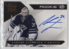 2010 Panini Luxury Suite Rookies Group 3 159/499 Anders Lindback #162 Auto 19d6
