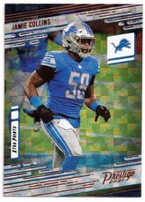 2021 Panini Prestige Jamie Collins #51 Xtra Points Hyper Detroit Lions
