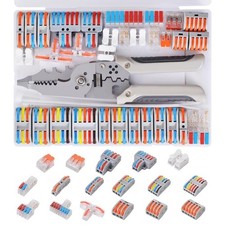 31 PCS Wire Connectors Kit Compact Splicing Wire Connectors Fast Connection T...