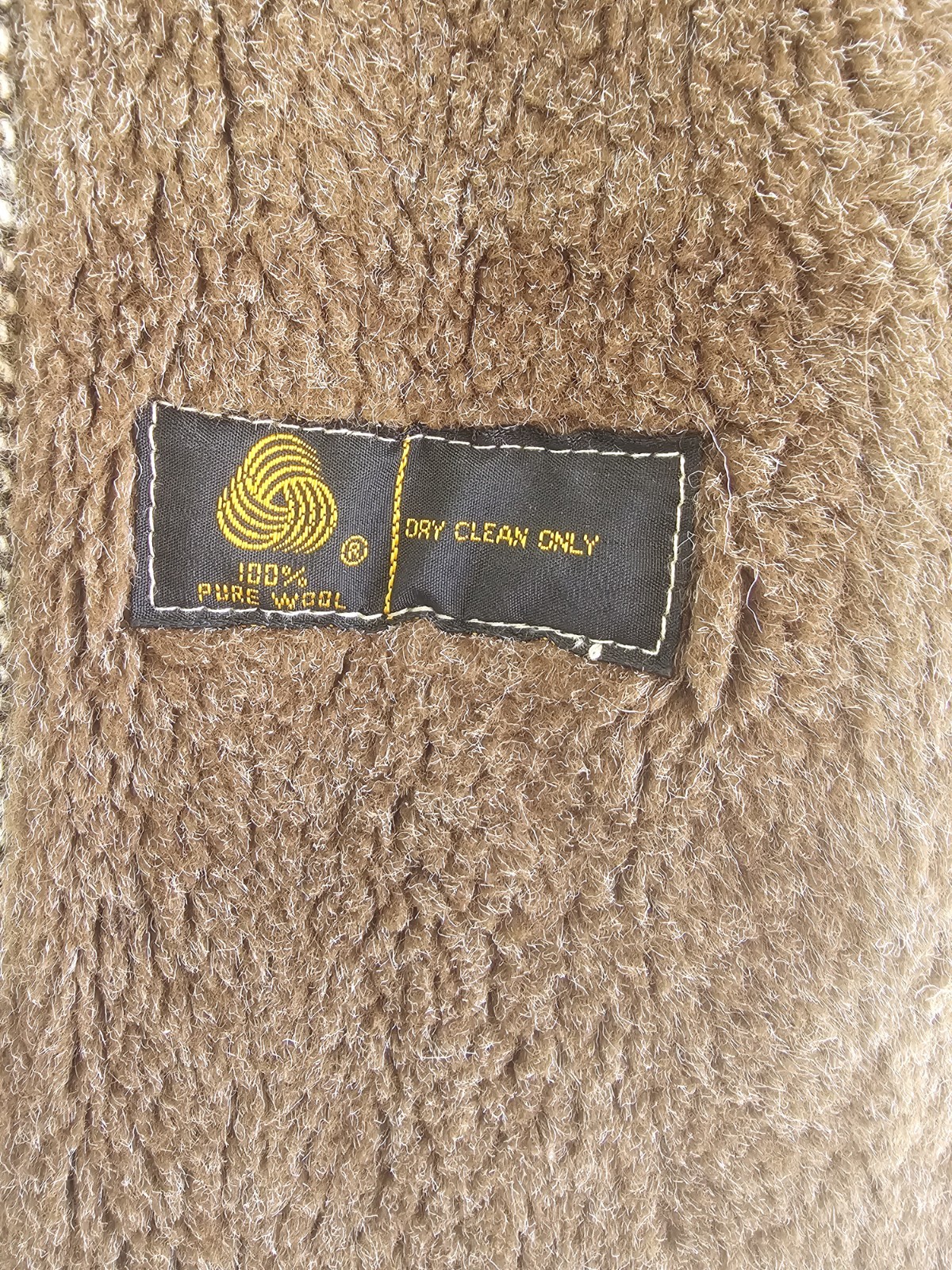 Vintage Tweed Herringbone Brown Lined Jacket 36  Lakeland Lawrence Union Made thumbnail 8