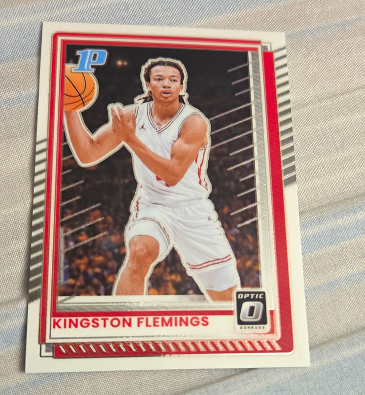 Kingston Flemings 2024-25 Donruss Optic #123 Texas Longhorns NCAA