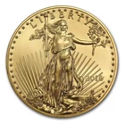 One 2016 1/4 oz Gold American Eagle $10 Coin BU