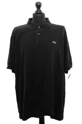 Lacoste Herren Poloshirt Polohemd 4XL (9) schwarz Kurzarm Piqué 100% Baumwolle - Bild 1 von 4