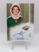 Adam Beckman - 2021-22 UD The Cup Rookie Class of 2022 Gold Auto /50 Wild RC SSP