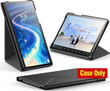 Slim Foldable Book-Style Case for 11 Inch Samsung Galaxy Tab A11 Plus, Black