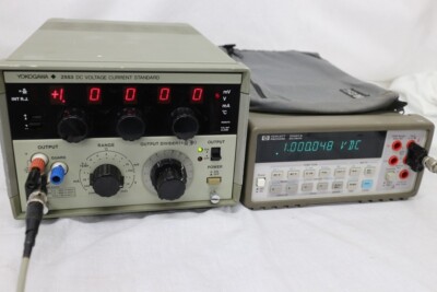 Yokogawa 2553 標準電圧電流発生器 YOKOGAWA 2553 DC Voltage Current Standard Used Working From Japan