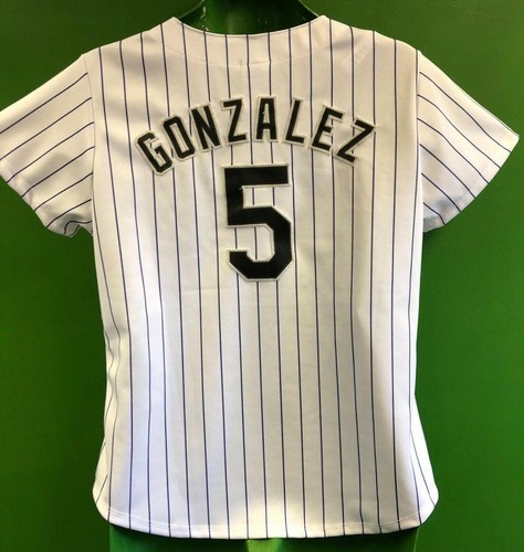 MLB Colorado Rockies Gonzalez #5 Majestic Jersey Youth Large 14-16 - Picture 6 of 7