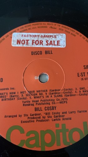 Bill Cosby Disco Bill Let's Boogie Vinyl LP 1977 Capitol Records - Picture 3 of 3