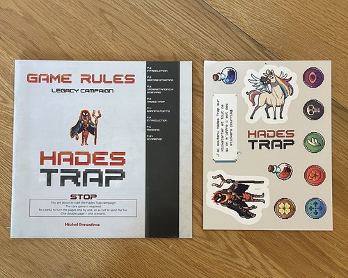 Ludistri Strategy Games HADES TRAP Board Game + Campaign + Rule Book + Stickers - Picture 6 of 6