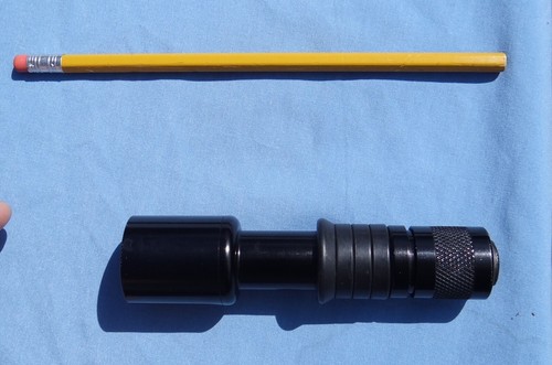 Vintage Sure-Fire 6Z Laser Products Tactical Aluminum Flashlight Excellent Cond