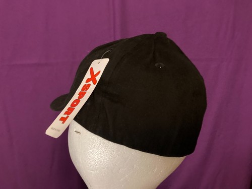 Gorra de béisbol XSport Fitness sombrero hombre correa negra OSFA S/M NUEVA CON ETIQUETAS totalmente nueva - Imagen 8 de 14