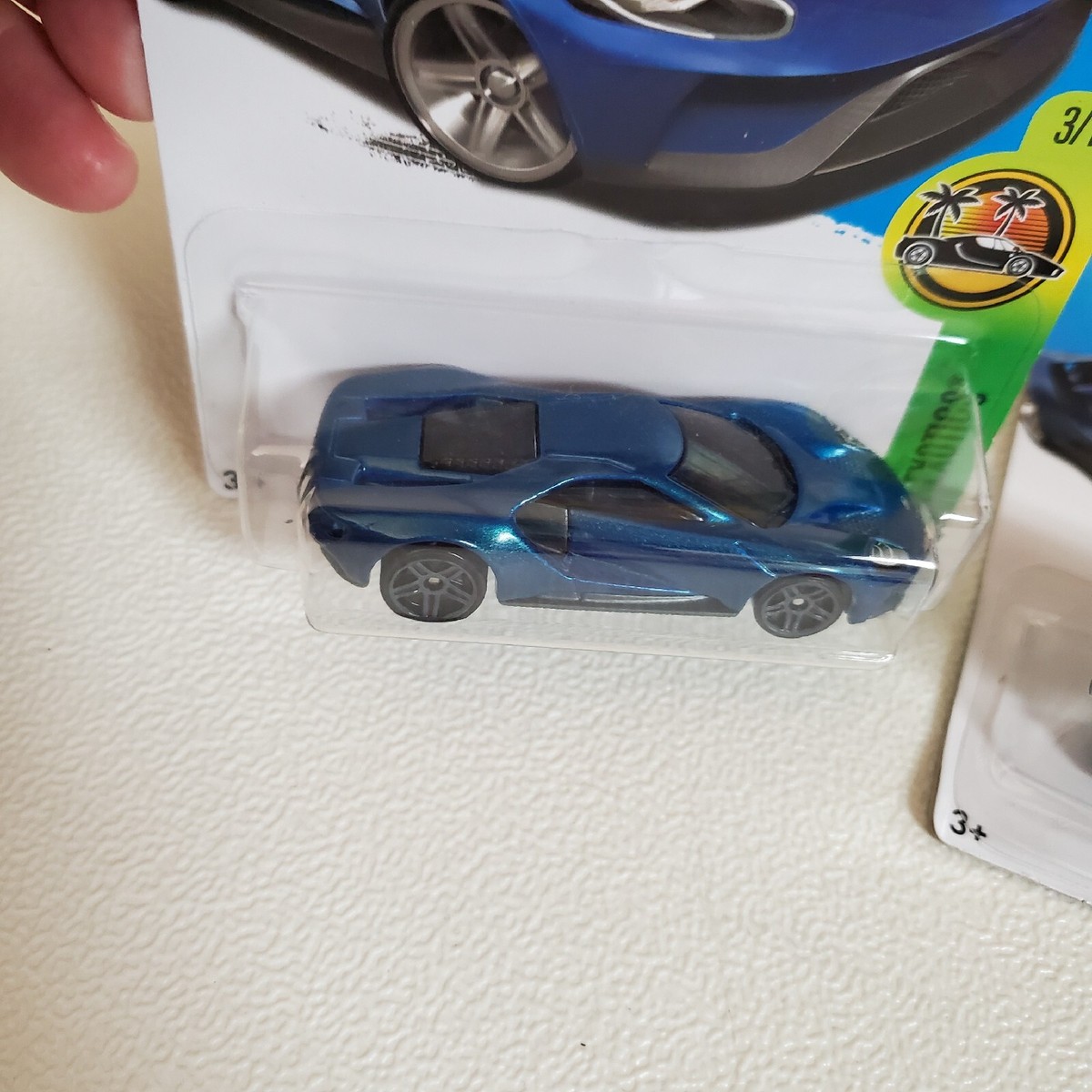 Hot Wheels '17 FORD GT Super 2016 HW Exotics Blue 73/250 Twins 2