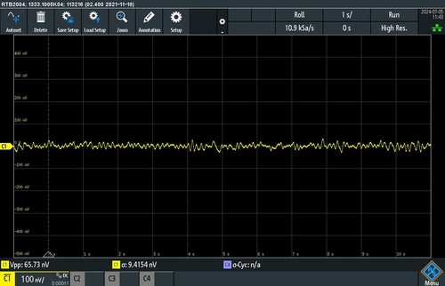 Low Noise Low Frequency Amplifier for 0.1-10Hz Measurements, 10000 V/V gain - Picture 3 of 9