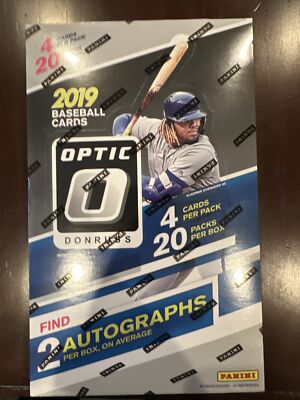 2019 Panini Donruss Optic MLB Baseball Factory SEALED Hobby Box!!!