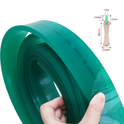 71'' - 70 Duro Durometer Silk Screen Printing Squeegee Blade Screenprinting