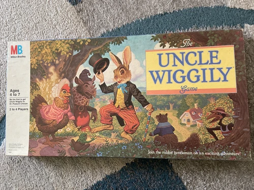 Vintage 1988 The Uncle Wiggily Rabbit Board Game By Milton Bradley - COMPLETE