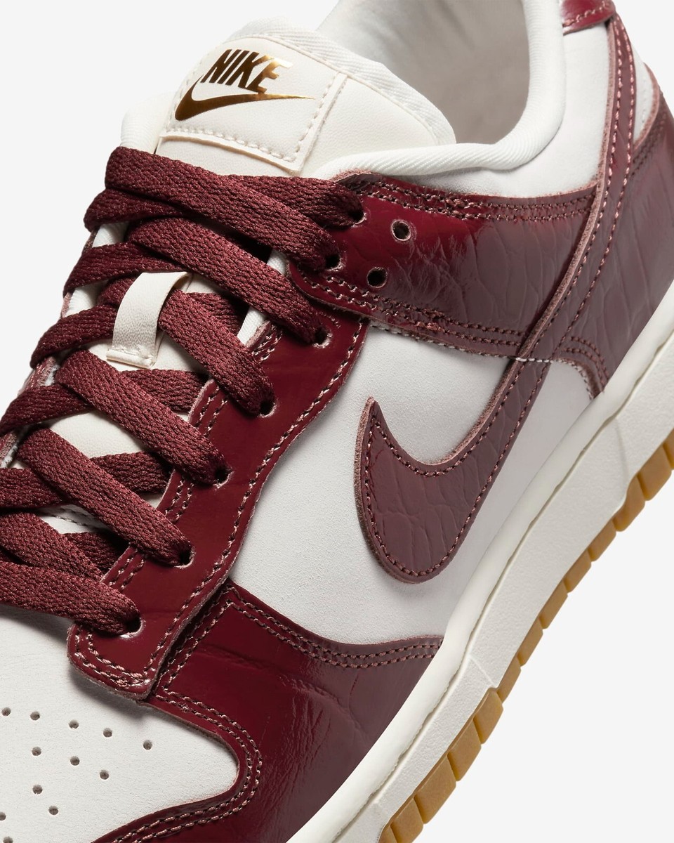 Nike WMNS Dunk Low LX Team Red Croc FJ2260-004 Women's Size | eBay