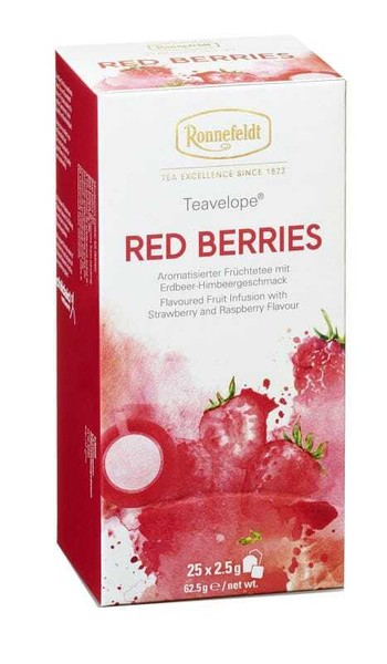 Ronnefeldt Tee – Teavelope Red Berries Aromat. FrüChtetee 6Er Pack (6X25 Teebeut-image