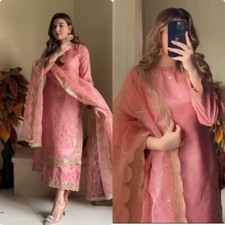 Pakistani Eid Dress Salwar Kameez Ready To Wear Suit Wedding Party Bollywood New