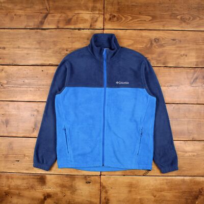 Vintage Columbia Outdoorjacke L Fleece Fleece blau