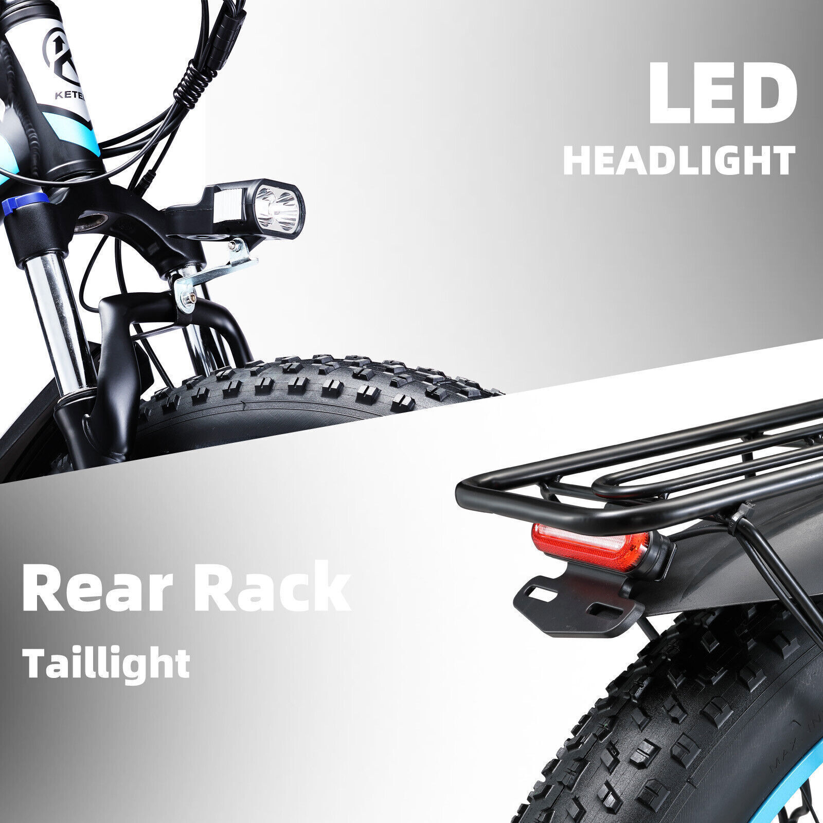KETELES 27MPH Electric Bicycle 26" FatTire 1000W 48V/15Ah For adult Limited Sale — image 5
