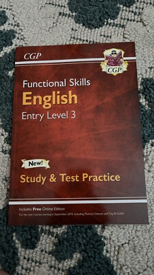 New Functional Skills English Entry Level 3 - Study & Test Practice (for 2020 &
