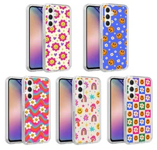 For Samsung Galaxy A54 5G - Smiley Texture Design Impact Cover Shock Proof Case