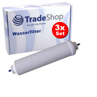3x Wasser-Filter ersetzt  Haier 0060823485A Kemflo Aicro MCS662FIX HB21FWNN