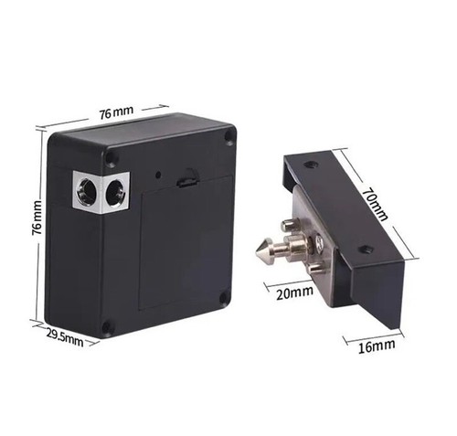 Cerradura de puerta de madera inteligente cerradura electrónica invisible sin llave tarjeta IC bloqueo aplicación desbloqueo - Imagen 2 de 5