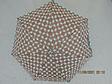 VERA BRADLEY UMBRELLA TOTALLY TURQ  RETIRED AND RARE FIND 