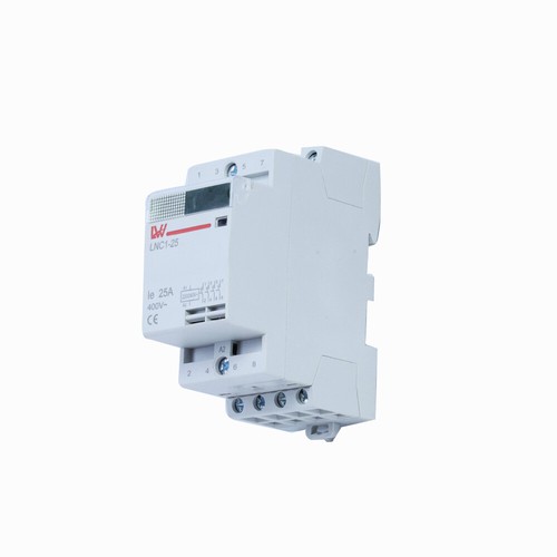Schaltrelais Wechsler AC 25A 63A Installationsrelais Hutschiene 1NO+1NC 2NO 4NO - Bild 8 von 19