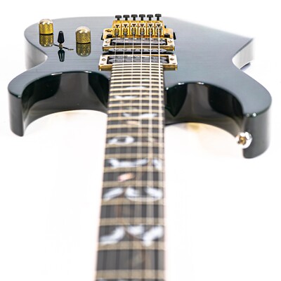 1993 Ibanez RG7CTTL Electric Guitar Trans Blue w/ Tree of Life