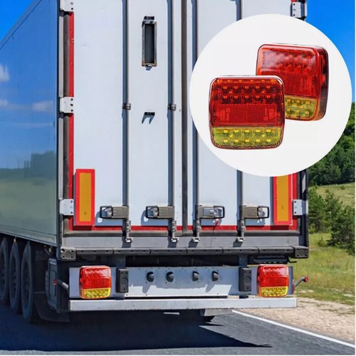 2X Trailer Tail Stop Truck Indicator Lights Wireless Magnetic LED Boat Truck RV - Picture 5 of 18