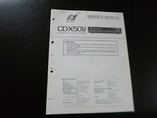 Manuale di servizio originale schema elettrico Sansui CD-X501 I