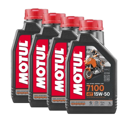 Motoröl MOTUL 7100 4T 15W50 100% Kunststoff Ester Jaso MA2 - 4 Liter