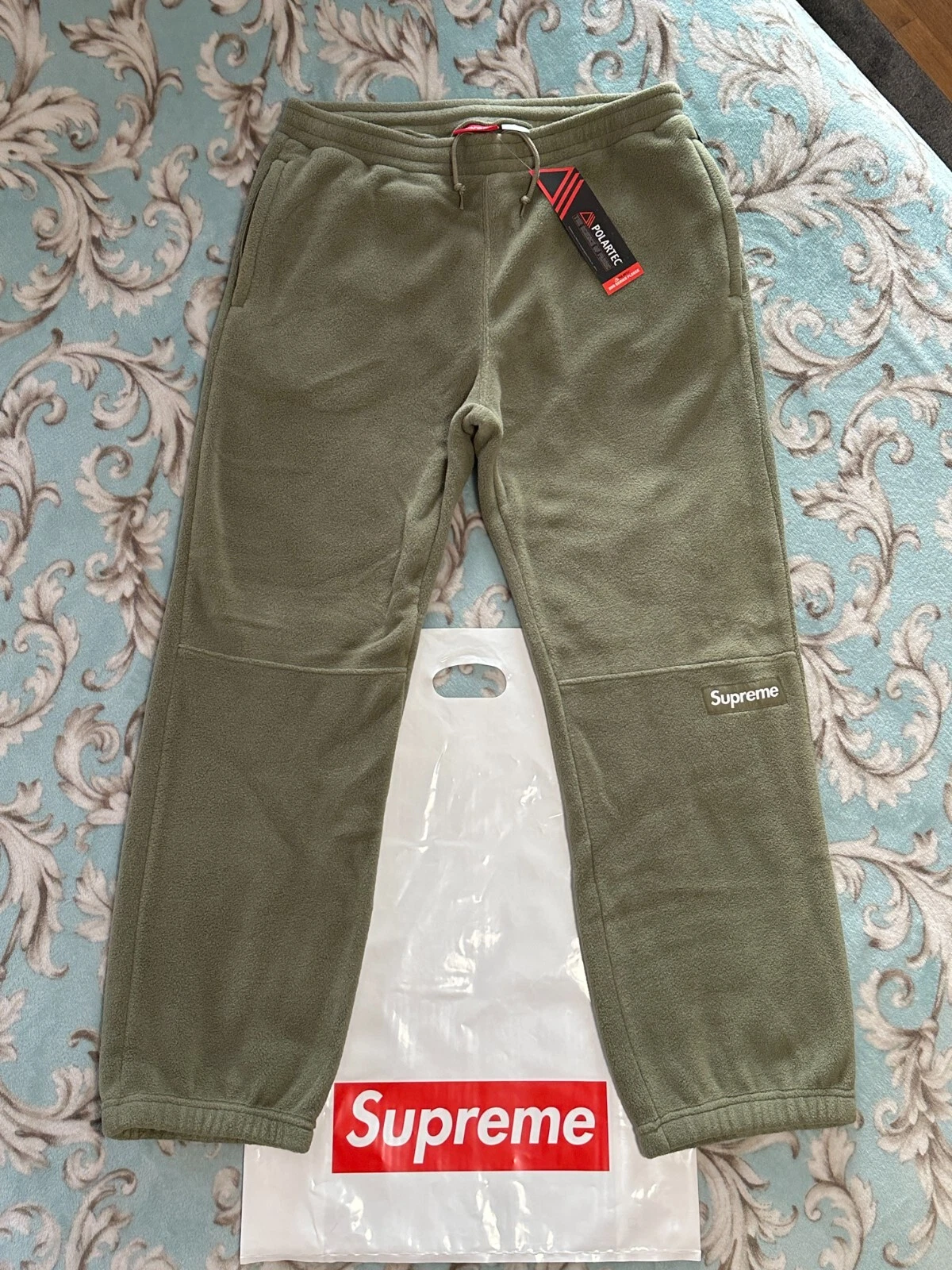 PANTALON POLARTEC SUPRÊME (L OLIVE) (XL) FW21 SKITTLES DEMI ZIP SWEAT À CAPUCHE