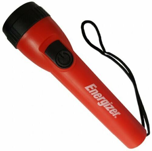 Energizer LED Torch Flash Light Red AA - New