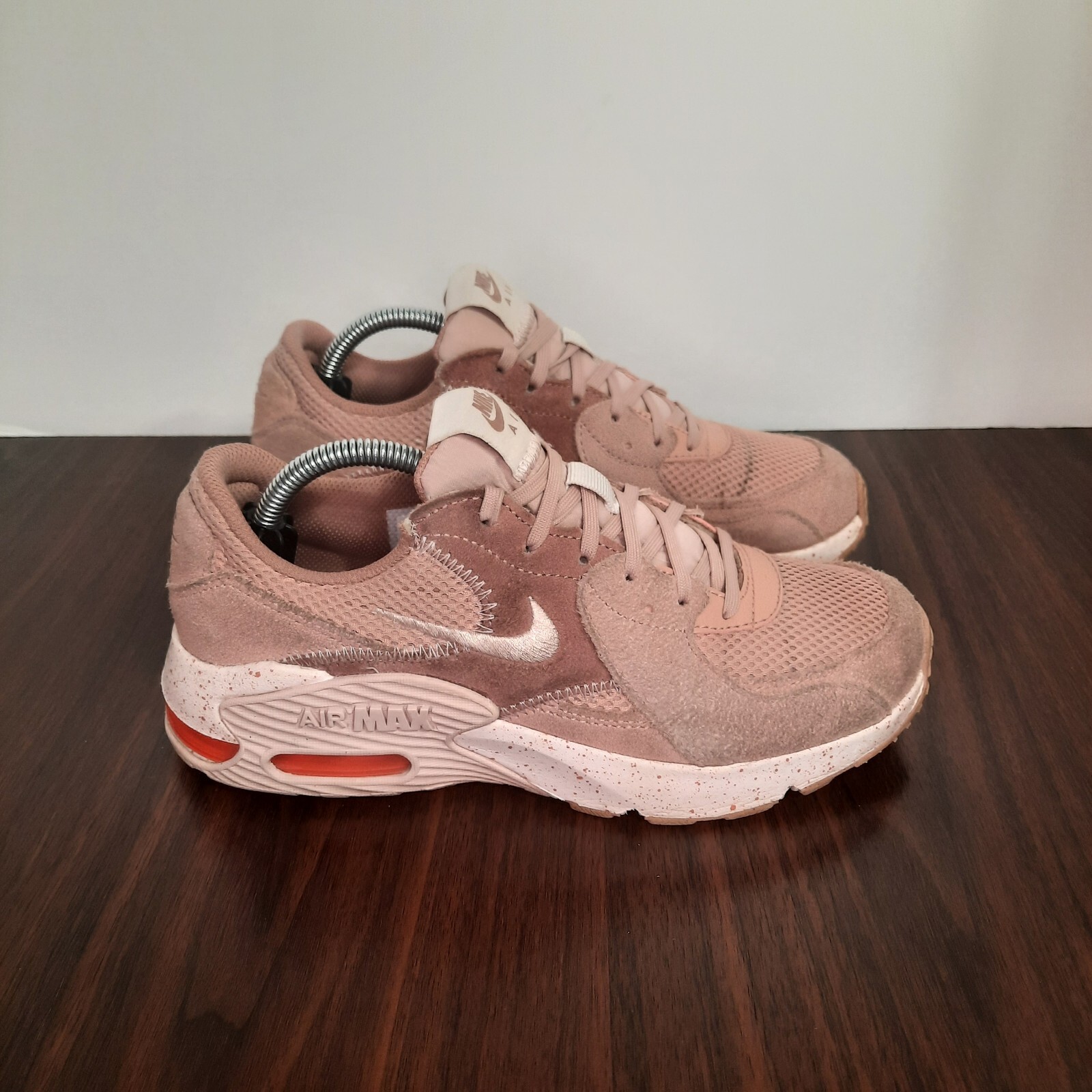 Nike Air Max Excee Womens Size 6 Shoes Rose Whisper Pink Suede Walking Sneakers eBay