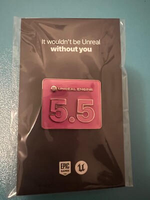 Epic Games Unreal Engine 5.5 staff exclusive pin RARE