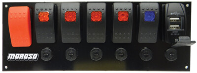 Moroso 74194 Rocker Led Switch Panel W/Breakers & Usb Ports | eBay Moroso 74194 Rocker Led Switch Panel W/Breakers & Usb Ports | eBay