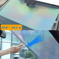 Car Retractable Windshield Sun Visor Shade Folding UV Block Cover Front Window