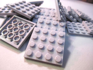 3031 Lego 4x Black Plate 4x4 NEW!!!